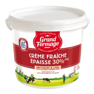 Crème Fraiche Epaisse 30% GRAND FERMAGE Seau 5L