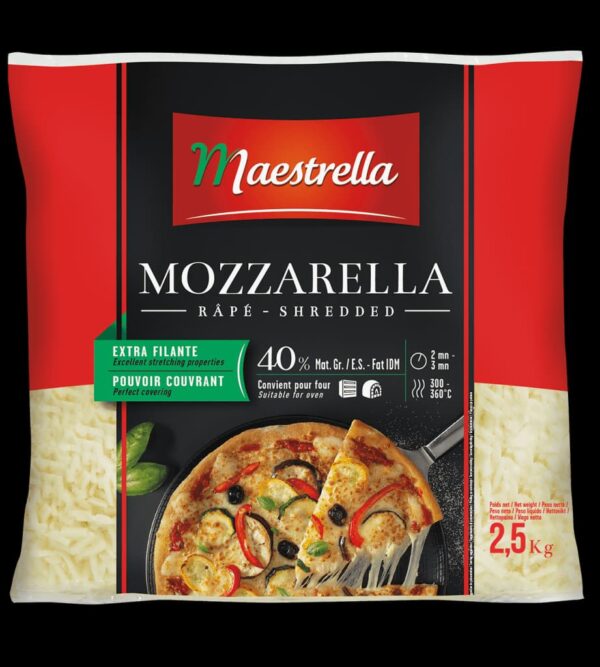 Mozzarella MAESTRELLA 10kg 4 Sachets