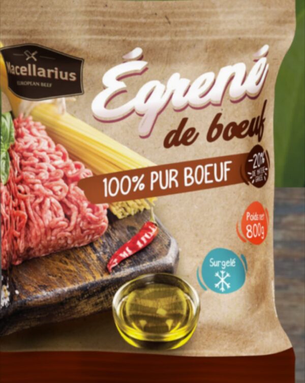 Viande De Boeuf Egrené MACELLARIUS 800gr x 10
