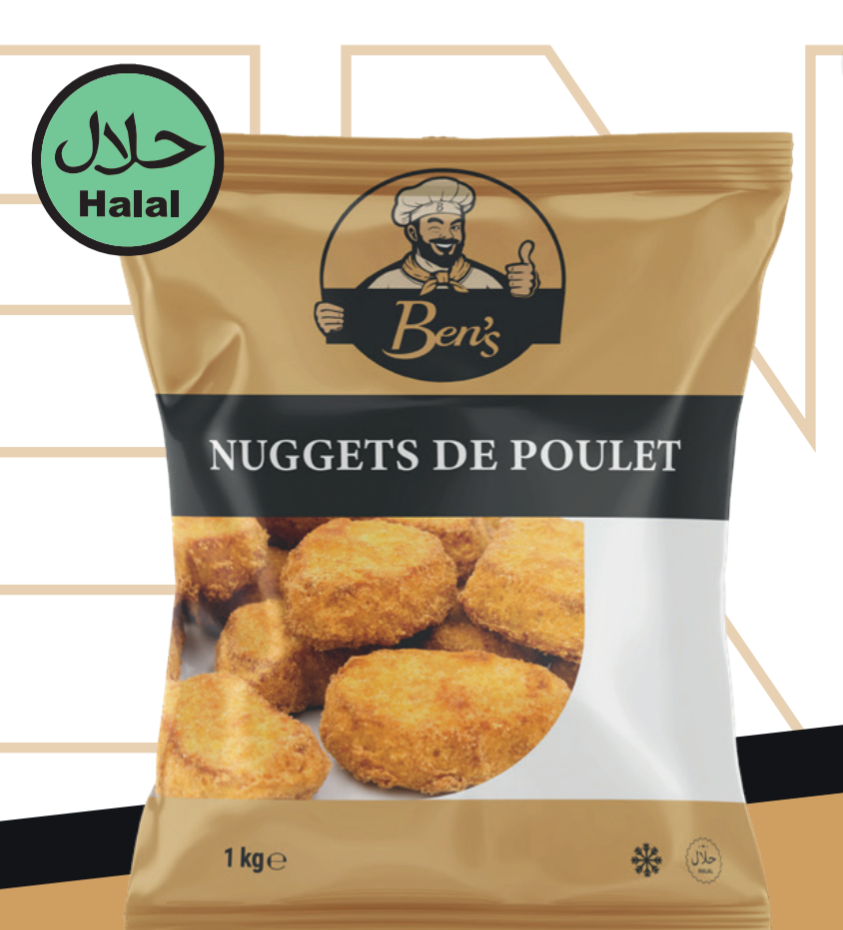 NUGGETS POULET CORN FLAKES AMANA  1KG